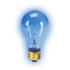 Zilla Incandescent Day Blue Light Bulb for Reptiles 75 Watt – Pack of 4