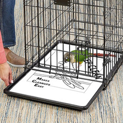 Bird Cage Liners, Bird Cage Paper Liners, 50Pcs Disposable Cage Liners, Pre-Cut