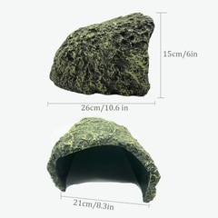 Oversize Reptile Hides Resin Rock Cave Large