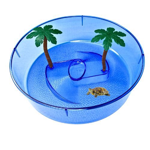 2GR Small Turtle Tank Aquarium – Reptile Habitat, Turtle Habitat