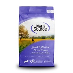 Puppy Food for Small and Medium Breeds, Chicken Meal and Rice, 4LB