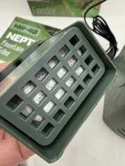 Reptile Water Drinking Fountain w/CI Filtration, Bad Stuff Filter Auto Shut READ