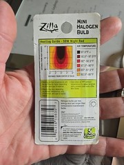 NEW Zilla Mini Halogen Bulb Night Red 50W + 25W (4 Packs) Reptile Lights Warm