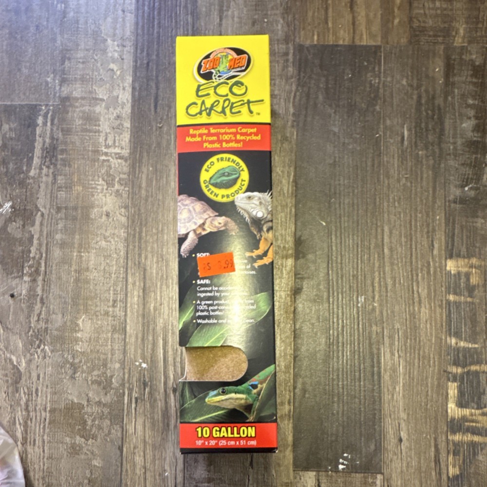 Zoo Med Eco Carpet Reptile Terrarium Carpet 10 Gallon MPN ET-10