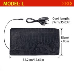 Reptile Heating Pad Electric Heating Mat Temperature Control for Turtle, Lizard