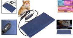 Small Reptile Heating Pad, 6×3 Inch USB Heat Pad with 3 Temperature Levels