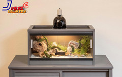 24 Inch Small Mojave Reptile Habitat Enclosure Lounge in Grey FREE SHIPING
