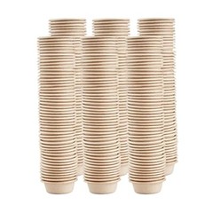 QIHYCUF 300 Pack Paper Feeding Cups Samll 0.5 oz Gecko Food and Water
