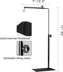 Durable Floor Lamp Stand for Reptiles – Adjustable from 15.7 to 31 Inches