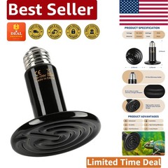 Long-Lasting 100W Heat Emitter for Terrarium & Poultry – No Light Emission