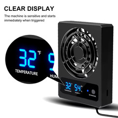 Terrariums Ventilator Cooling Fan Reptiles Tanks Hangable Air Coolers Automatic
