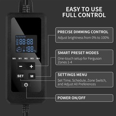 UVB Reptile Light, Dimmable UVA UVB Lamp with Timer & 3 Modes, Adjustable 5.0…