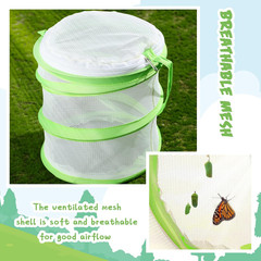 10 Pcs Mini Butterfly Habitat Cage Clear Mesh Butterfly Net