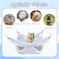 2 Pcs of Rat Hammocks Small Animal Hammock Rat Bed Guinea Pig Hammock Rats Ca…