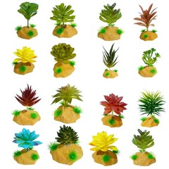 Fish Tanks Grass Landscaped Decoration Terrarium Habitat Decors for Succulents