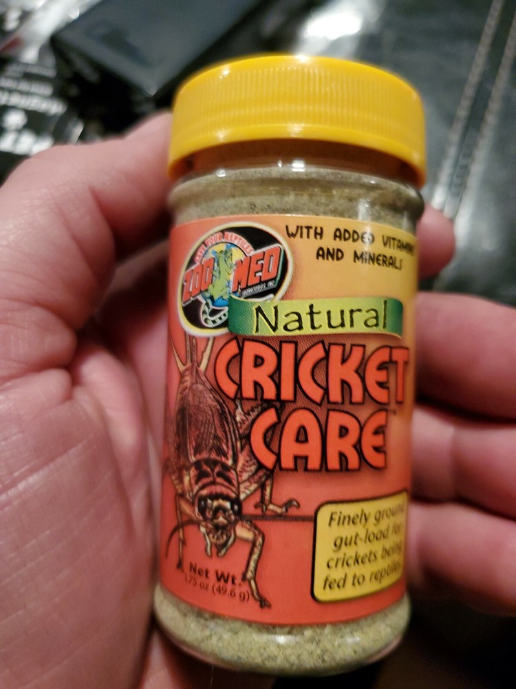ZOO MED CRICKET CARE FOOD 1.75OZ GUT LOAD FINELY GROUND.FREE SHIPPING IN THE USA