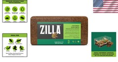 Organic Coconut Husk Brick Bedding for Reptiles – 55 Gallons Humidity Control