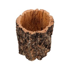 Reptile Hide Cave: Hollow Tree Trunk Hideout Hermit Crab Climbing Toys Reptile