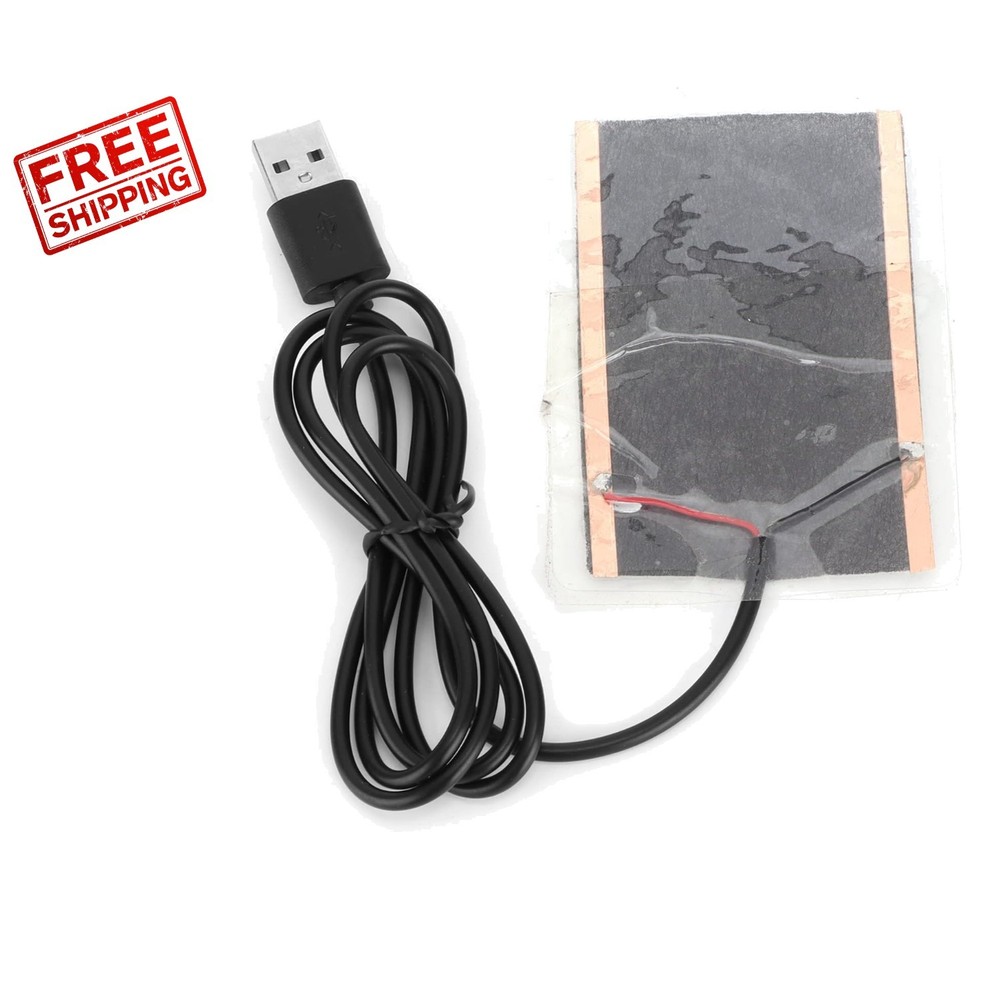 5W Portable Carbon Fiber Heat Pad for Reptiles – USB Powered & Lightweight