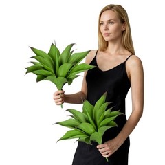 Ttranewsoo Fake Plants Artificial Agave Plants,Large UV Resistant Fake Agave …