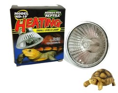 Nomoy Pet Small Reptile Turtle Lamp Uva + Uvb 3.0 Halogen Lamp ND-10 50w 4 Pack