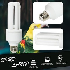 LUCKY HERP UVA UVB Light Bulb for Birds 2.4 UVB 20W Compact Flourescent Lamp for