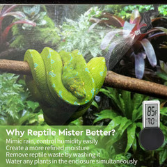 Automatic Reptile Humidifier Misting System for Terrariums Adjustable Spray Nozz