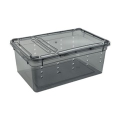 Reptile Feeding Box, Turtle Transport Container, Animal Habitat Cage,