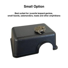 Reptile Hide Box, Small Animal Hideout, Plastic Hide cave for Leopard Geckos,…