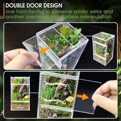 Jumping Spider Enclosure Accessories, Tarantula Spider Box, Bug Cage, Praying Ma
