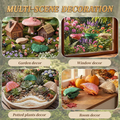 Mushroom Reptile Ledge| Tree Frog Terrarium Tank Accessories, Crested Gecko Tank