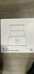 Yygywen H50 White Reptile Tank High Power Adjustable Rainfall Humidifier 5L