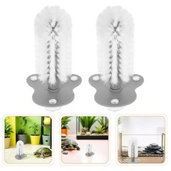 2 Pcs Turtle Cleaning Brush Reptile Accessories Aquarium Cup
