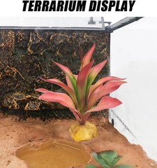 Reptile Plants Succulent Artificial Desert Plant Terrarium Decor Bearded Dragon