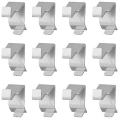 12pcs File Cabinet Shelf Clips Supports Metal Clips for Kitchen Cabinet Bookcase