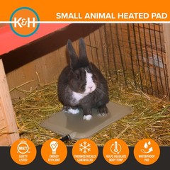 K&H Pet Products Small Animal Outdoor Heated Pad, Waterproof, Chew Resistant, Sa