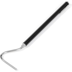 Reptile Snake Hook, 40inch Extendable Stainless Steel Snake Stick with Non-Slip