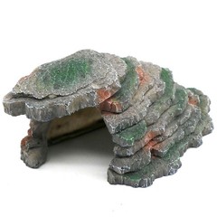 Gecko Hide Shale Scape Step Ledge Reptile Cave for Leopard Gecko Lizard