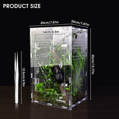 Acrylic Insect Terrarium – Jumping Spider, Tarantula, Mantis & Frog Enclosure