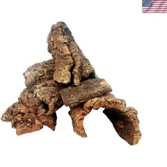 Handpicked Cork Bark – 1 lb Natural Decor for Orchids, Airplants & More