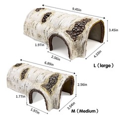 Reptile Hide Cave 9.45″ L X 4.33″ W X 3.43″ H – Naturalistic Shelter