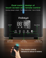 5L Reptile Fogger Humidifier w/ Remote Timer Terrarium Misting System