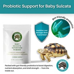 Baby Sulcata Food with Calcium – Scientifically Formulated Diet for Healthy G…