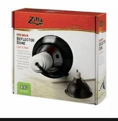 NEW Premium Reptile Terrarium Lighting Dome Black 8.5 in