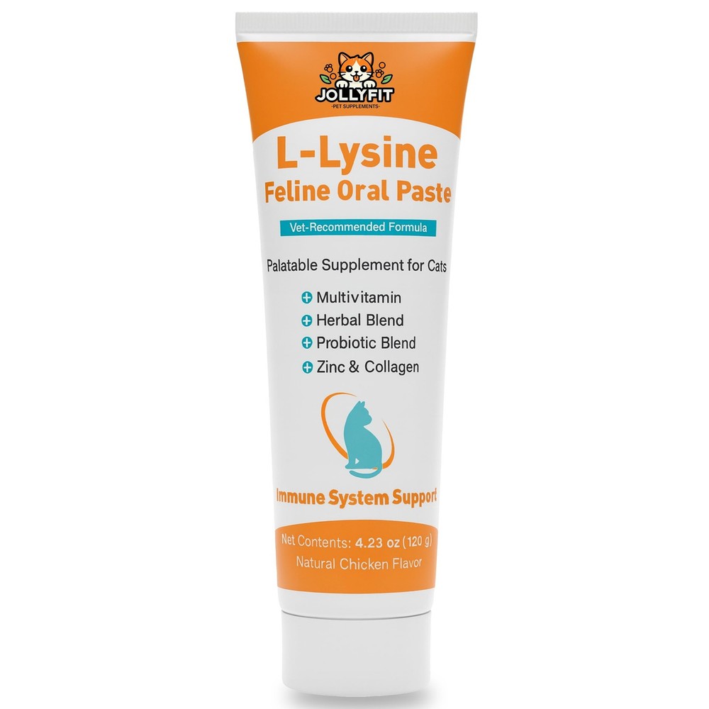 L-Lysine for Cats Oral Paste – Immune & Respiratory Support Felines Brown