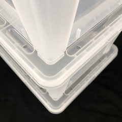 2x Breeding Box Feeding Case Reptile Transport Gecko Lizard Spider Insect Cage