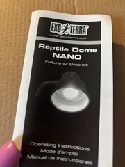 nano reptile dome new in box never used