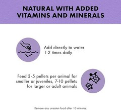 Pet Aquatic Turtle Sticks, Natural with Added Vitamins and Minerals, Nutrient-Ri
