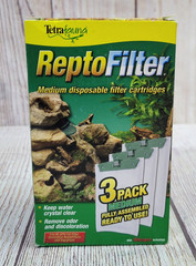 Tetrafauna ReptoFilter Disposable Filter Cartridges Medium – 90 GPH (3 Pack)