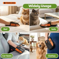 Pet Hair Remover Glove for Dogs & Cats 2026 Upgraded Design Reusable Electros…